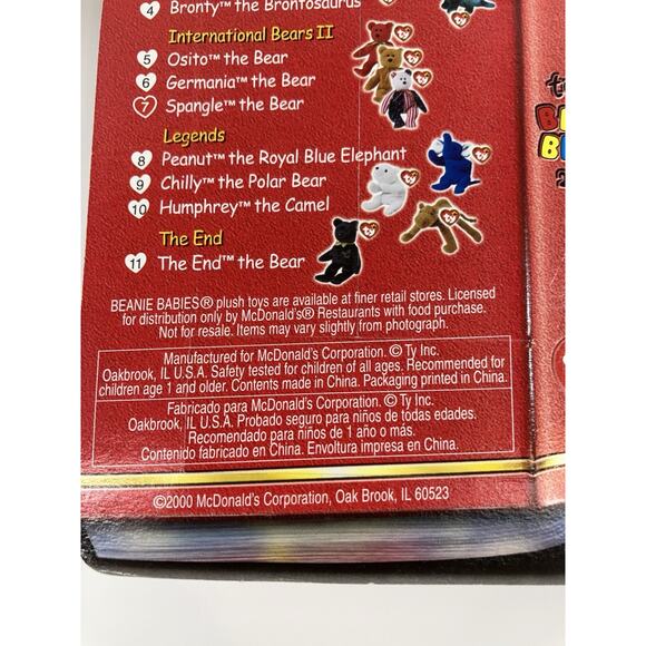 McDonald’s Teanie Beanie Babies 2000 International Bears II Bundle (3pcs) - Picture 4 of 8